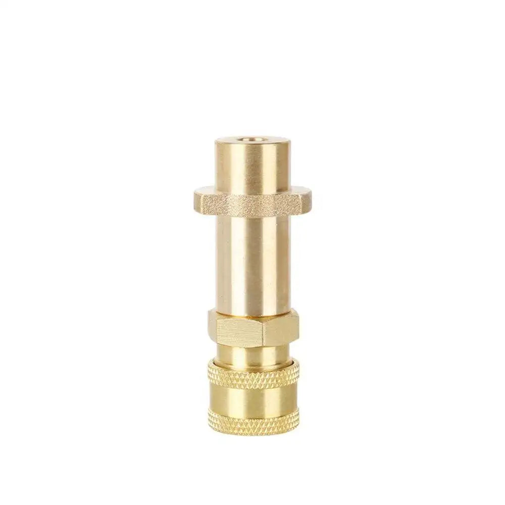 Exclusively designed for Kärcher K-Series original high-pressure water guns, our 1/4 Quick Connector Adapter guarantees a perfect fit and an unparalleled foaming experience. With dimensions of Length: 44.2mm, Minimum Diameter: 16.65mm, Maximum Diameter: 30.36mm, and Inner Diameter: 11.8mm, it ensures seamless integration.