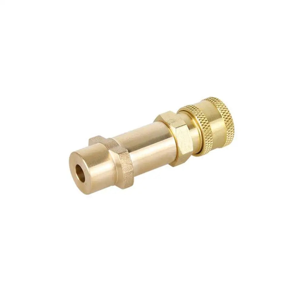 Exclusively designed for Kärcher K-Series original high-pressure water guns, our 1/4 Quick Connector Adapter guarantees a perfect fit and an unparalleled foaming experience. With dimensions of Length: 44.2mm, Minimum Diameter: 16.65mm, Maximum Diameter: 30.36mm, and Inner Diameter: 11.8mm, it ensures seamless integration.