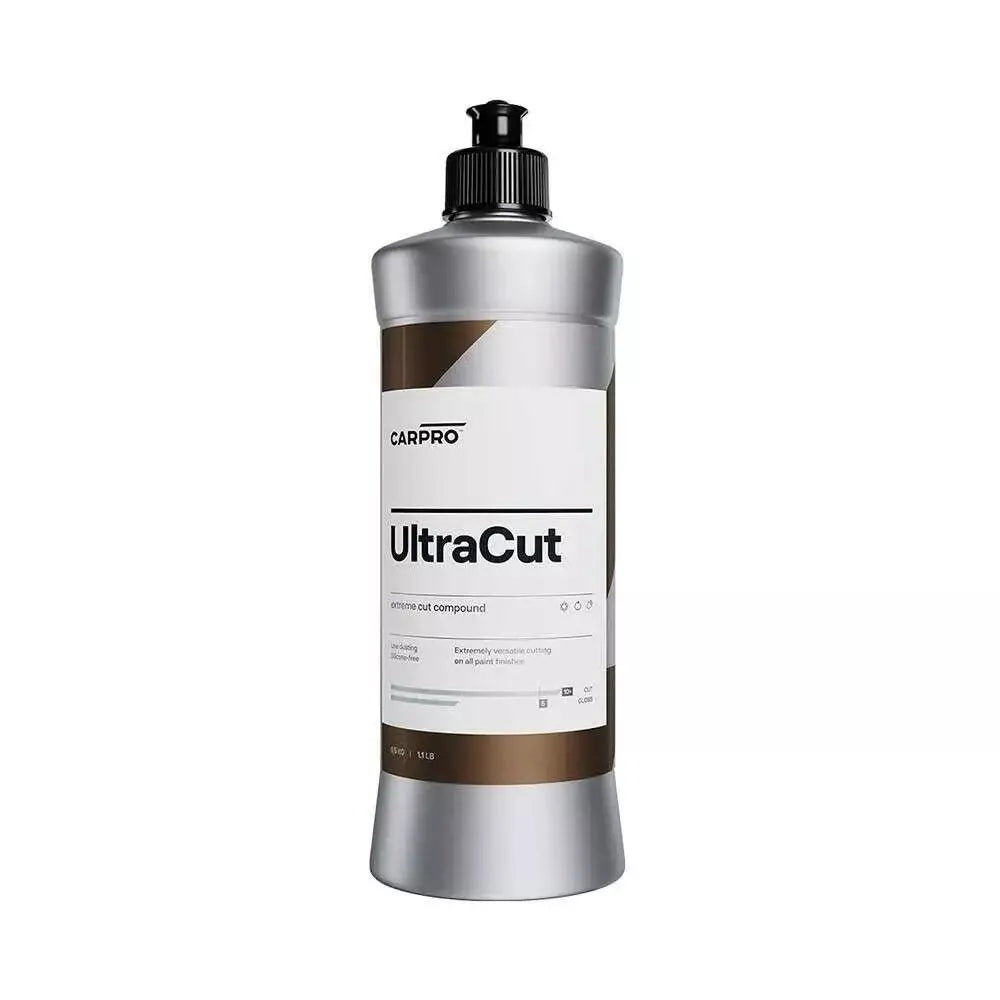 heavy cut, cutting polish, Experience the power of Ultracut, a cutting compound crafted for the true car lover. With diminishing abrasives, it tackles heavy defects swiftly, leaving only a hint of haze. Whether paired with Lake Country CCS pads or Microfiber, Ultracut ensures a transformative rejuvenation.